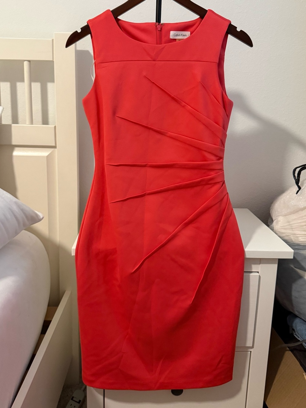 Calvin Klein Coral Sheath Dress
